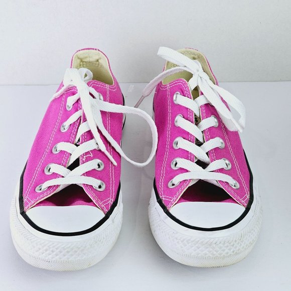 CONVERSE All Star Pink Low Top Sneakers Sz Women's 6 Men's 4 - Picture 5 of 10